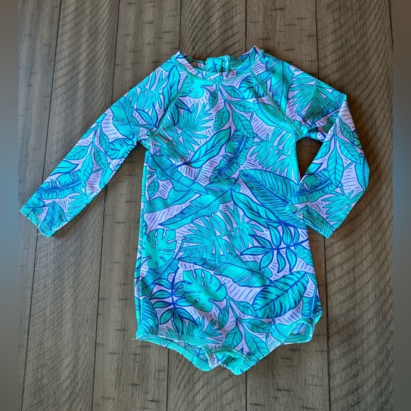 Cat & Jack Swim Romper 18-24m - Picture 2 of 3